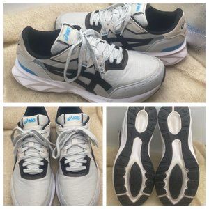 Asics Tarter Blast Grey/Blue 1201A066-028 Men's Casual Running Shoes Size 10